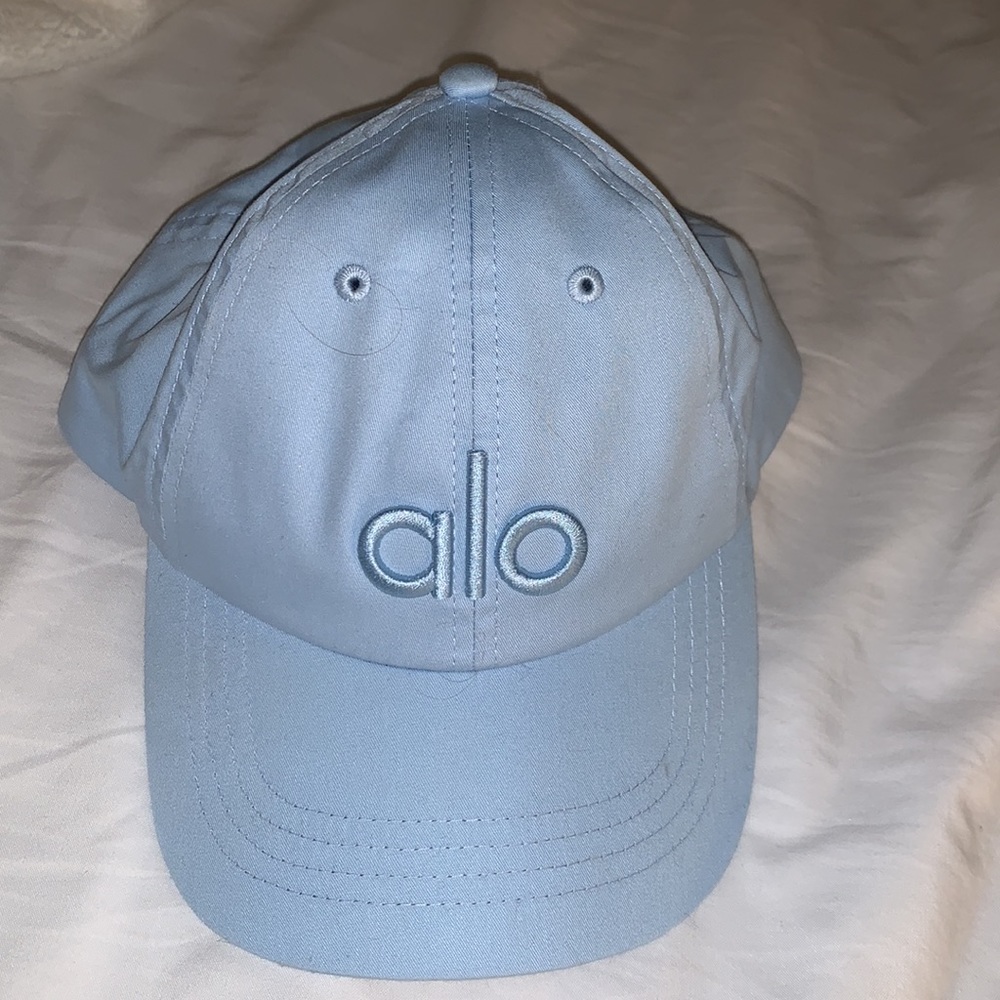ALO yoga light blue baseball cap